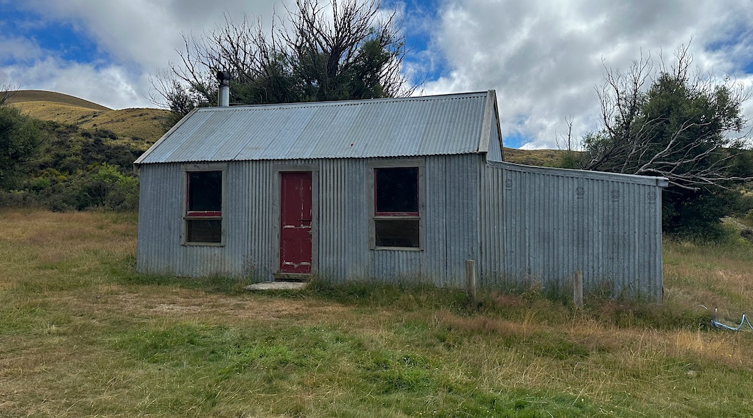 Exterior. | Waldron Shelter, Oteake Conservation Park