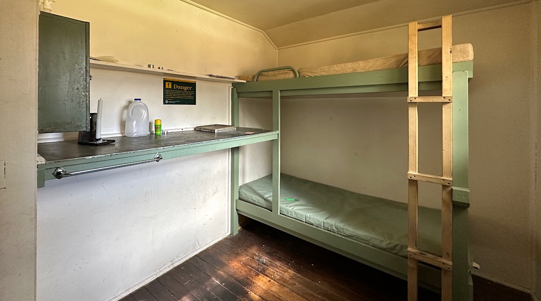 Bunks. | Shamrock Hut, Ahuriri Conservation Park