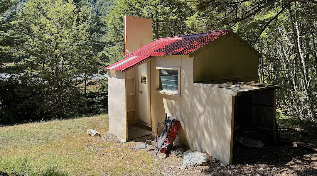Exterior. | Hagens Hut, Ahuriri Conservation Park