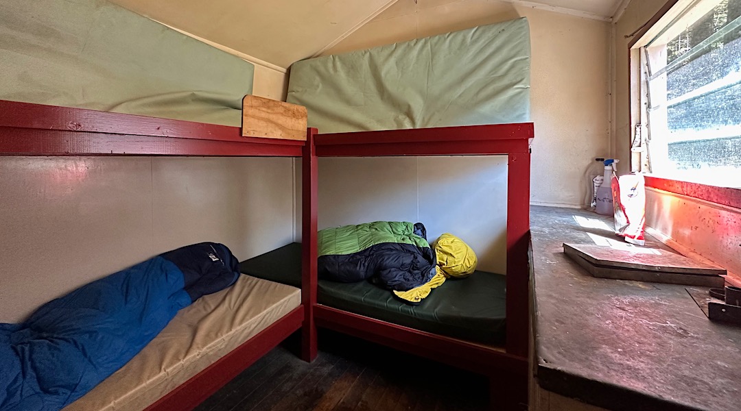 Bunks. | Hagens Hut, Ahuriri Conservation Park