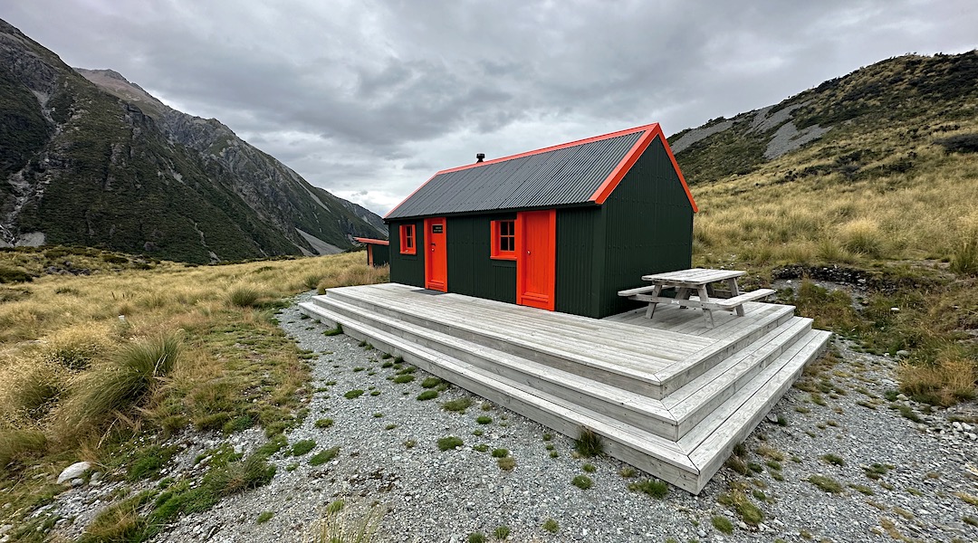 Exterior. | Hooker Hut, Aoraki/Mt Cook National Park