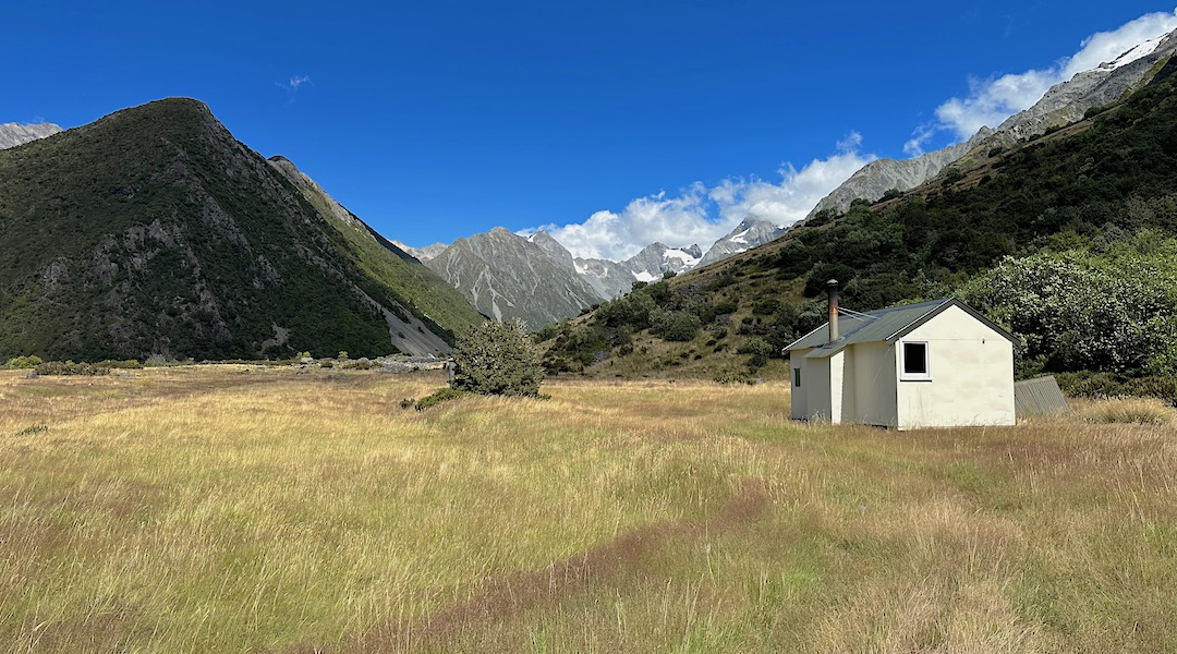 Looking up the Forbes River. | Mistake Flats Hut, Te Kahui Kaupeka Conservation Park