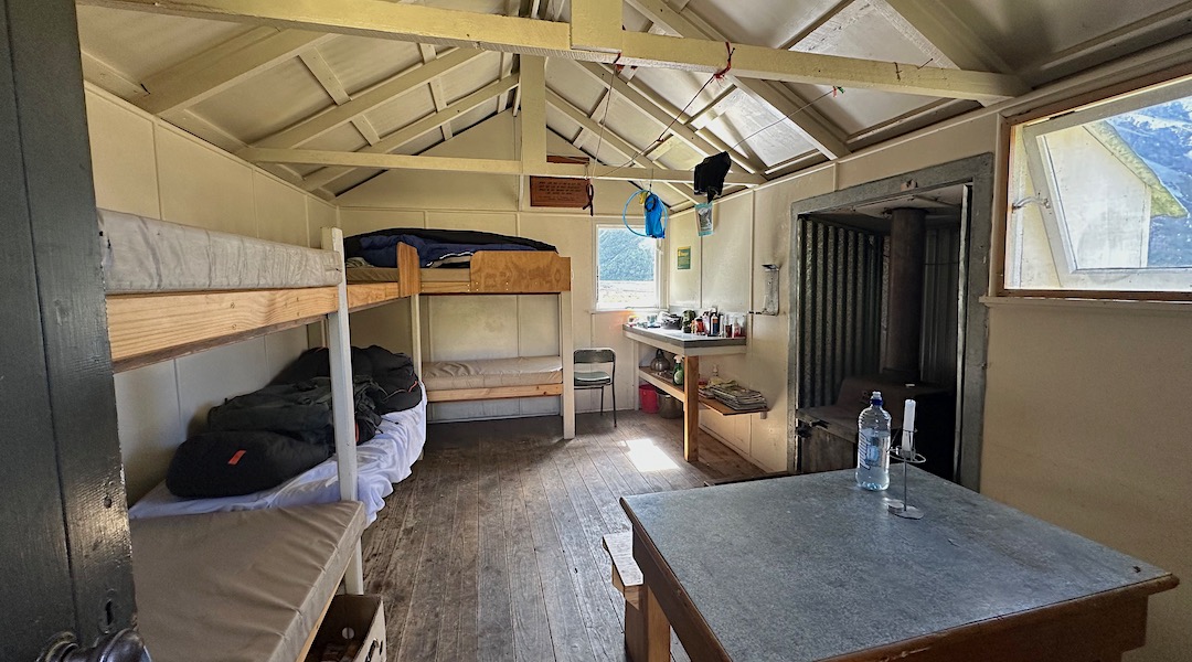 The hut is in reasonable condition considering people can drive there. | Mistake Flats Hut, Te Kahui Kaupeka Conservation Park