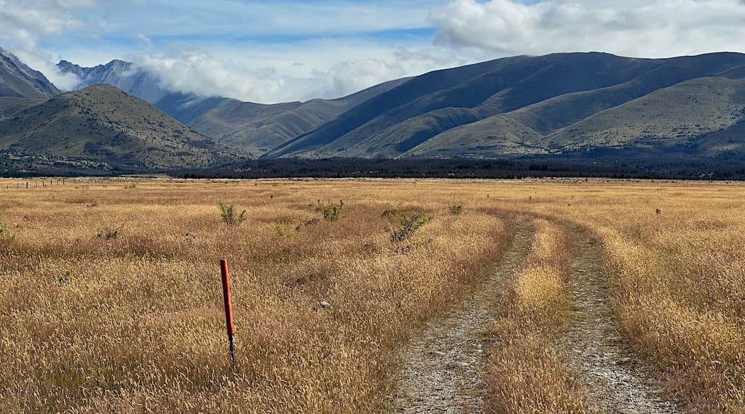 On the 4WD track to Baikies Hut, Twizel River. | Near Lake Pukaki