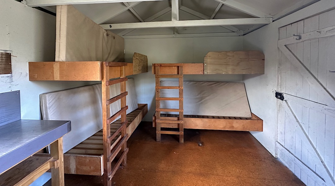 4 bunks.  | Curtis Memorial Hut, Havelock River 
