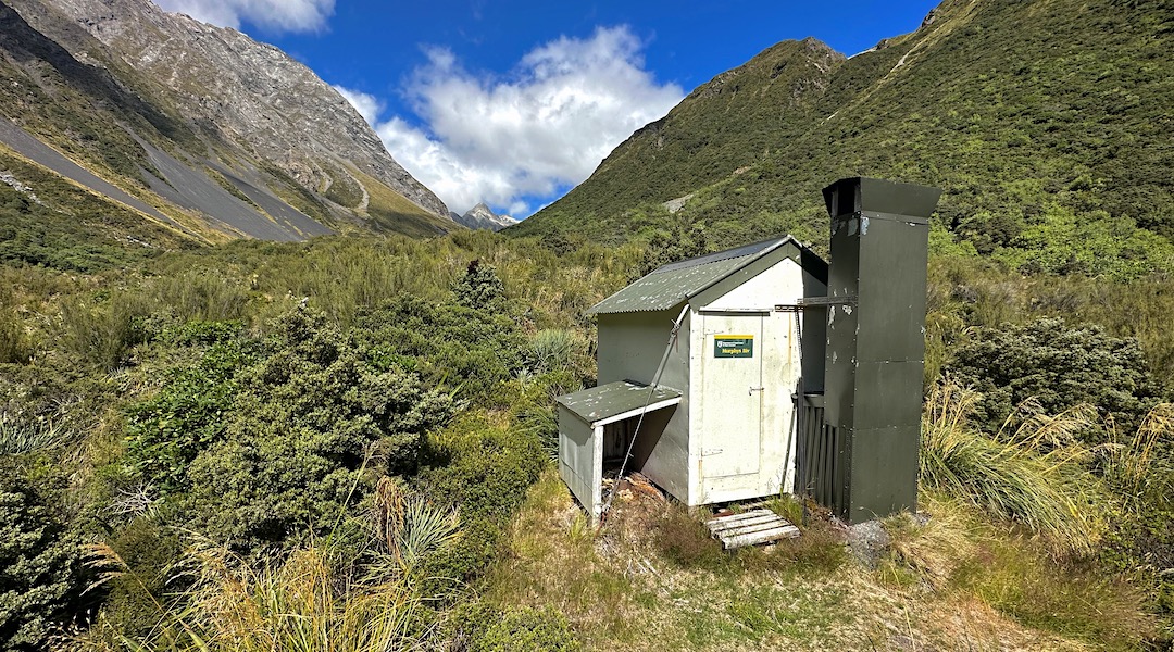 Not much wood around to burn despite the woodshed and chimney | Murphys Bivvy, Te Kahui Kaupeka Conservation Park