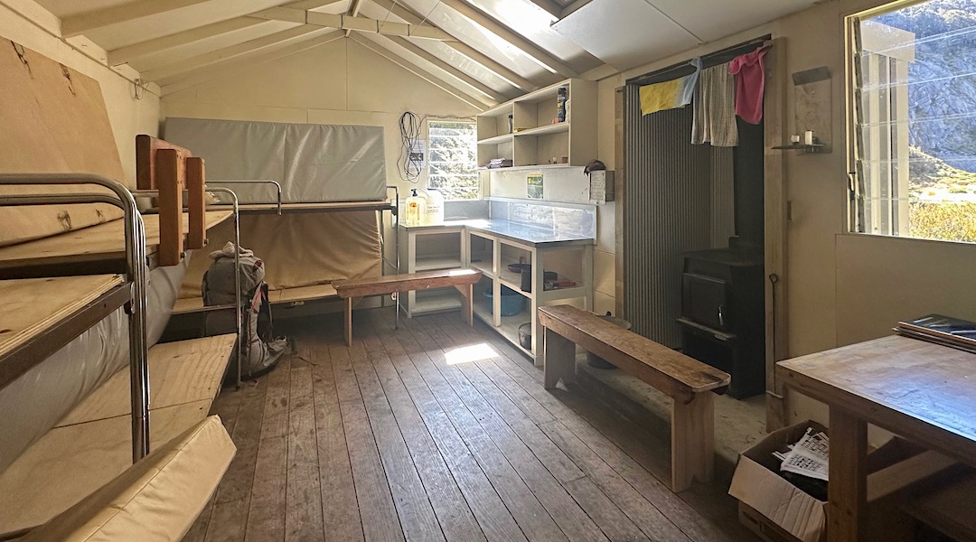 New woodburner. | Ellis Hut, Kahurangi National Park