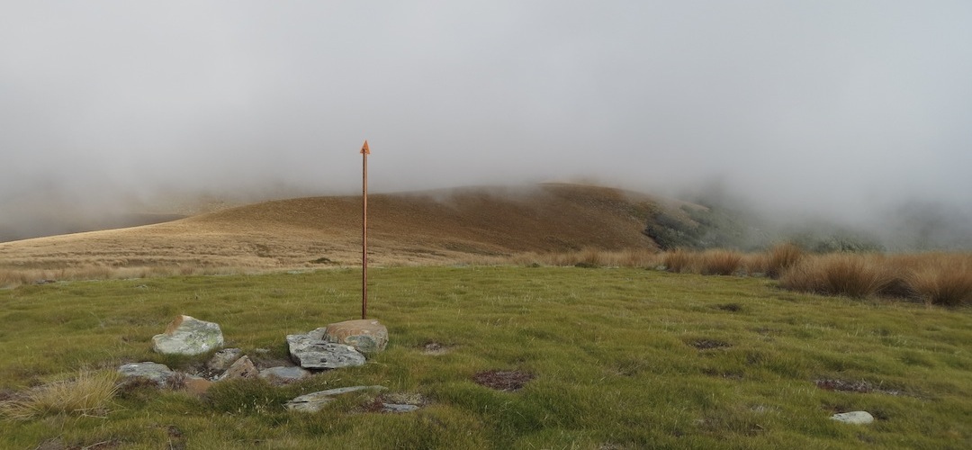 Up amongst the clouds towards Mole Saddle, Nelson Lakes National Park