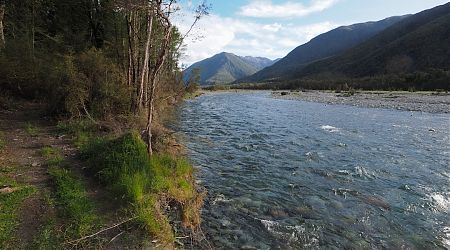 The Matakitaki River is way down on the track to Downie Hut, Day 1. |  Nelson Lakes National Park