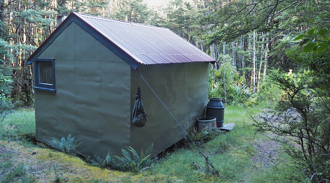 A barrel for the local water supply, or go down to the river. | Moa Stream Hut, Craigieburn Forest Park