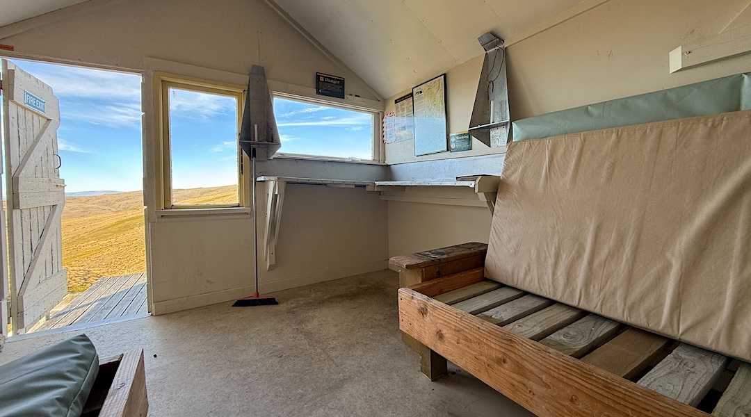 Boundary Hut interior 