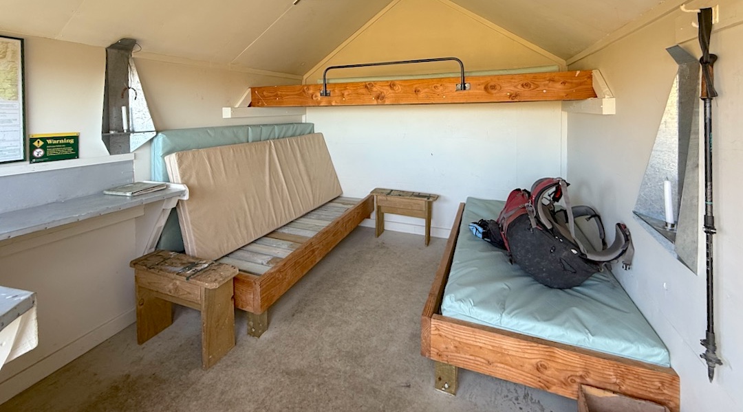 Boundary Hut interior 