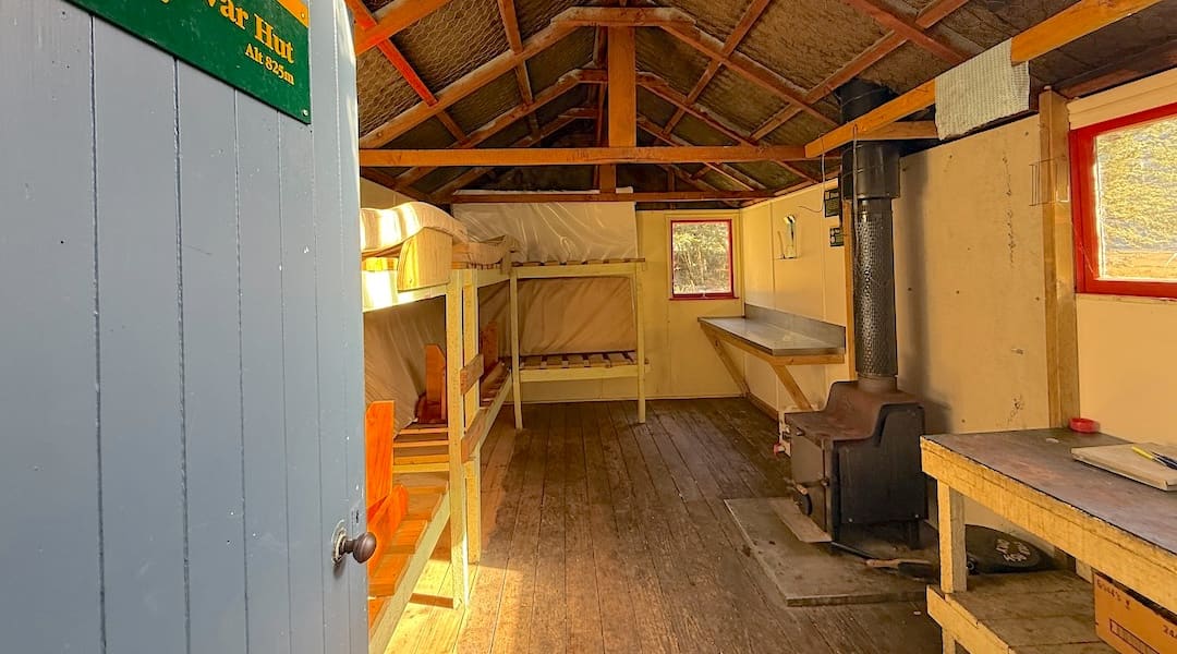 Lochinvar Hut interior 