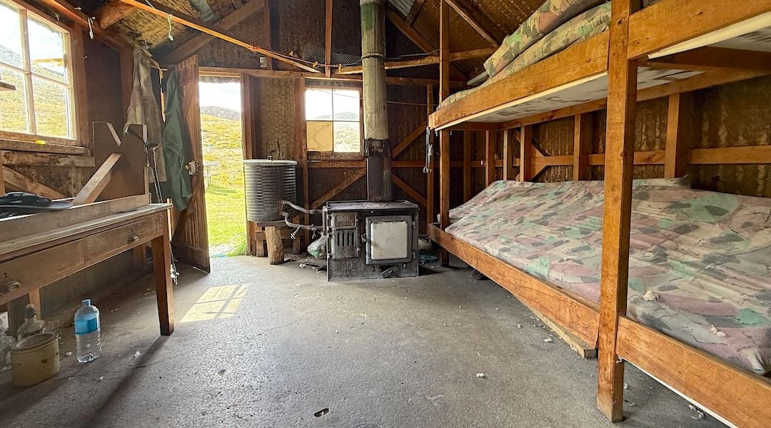 Wild Mans Hut interior 