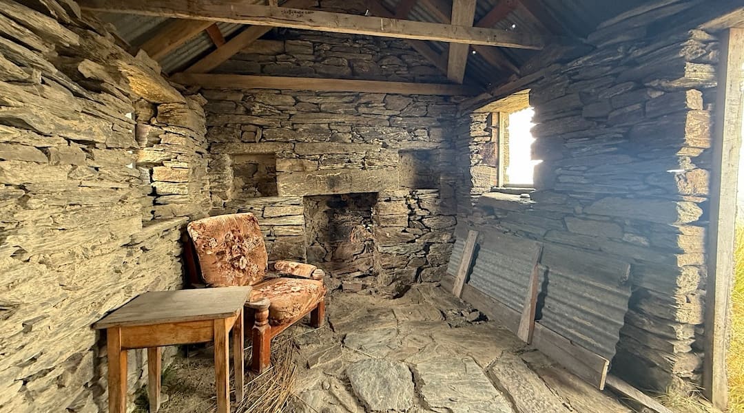 Whites Hut interior 