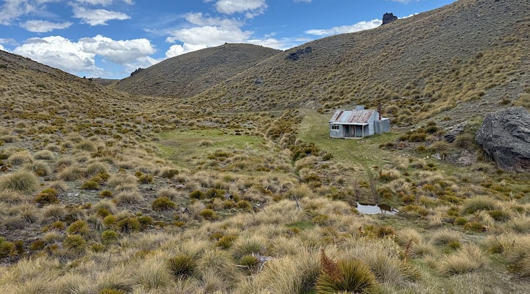 Deep Creek Hut exterior 