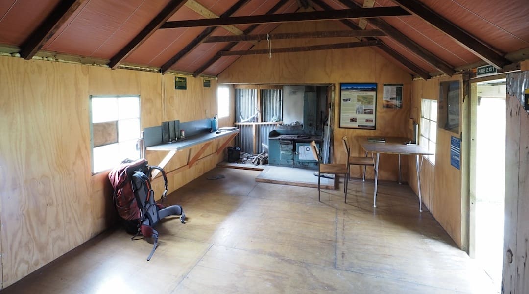 Deep Creek Hut interior