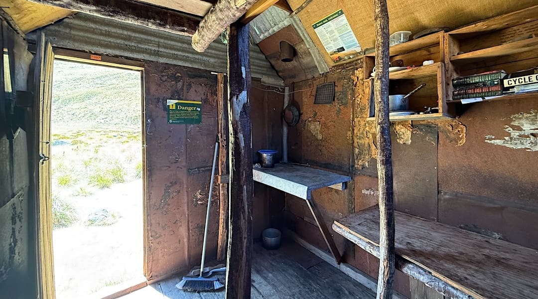 Archies Hut interior