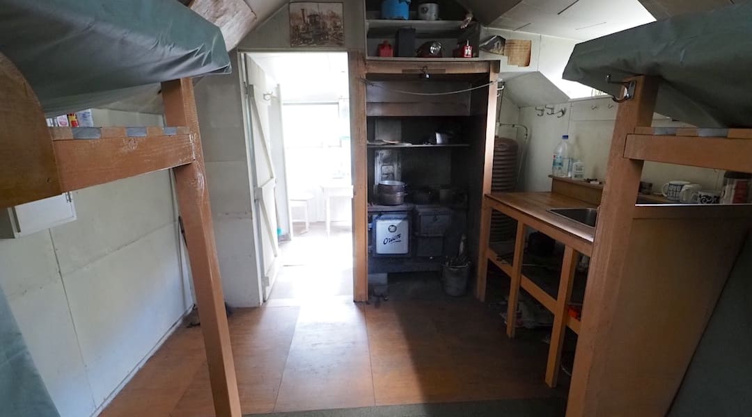 Crystal Hut interior