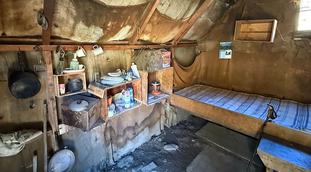Diggings Hut interior
