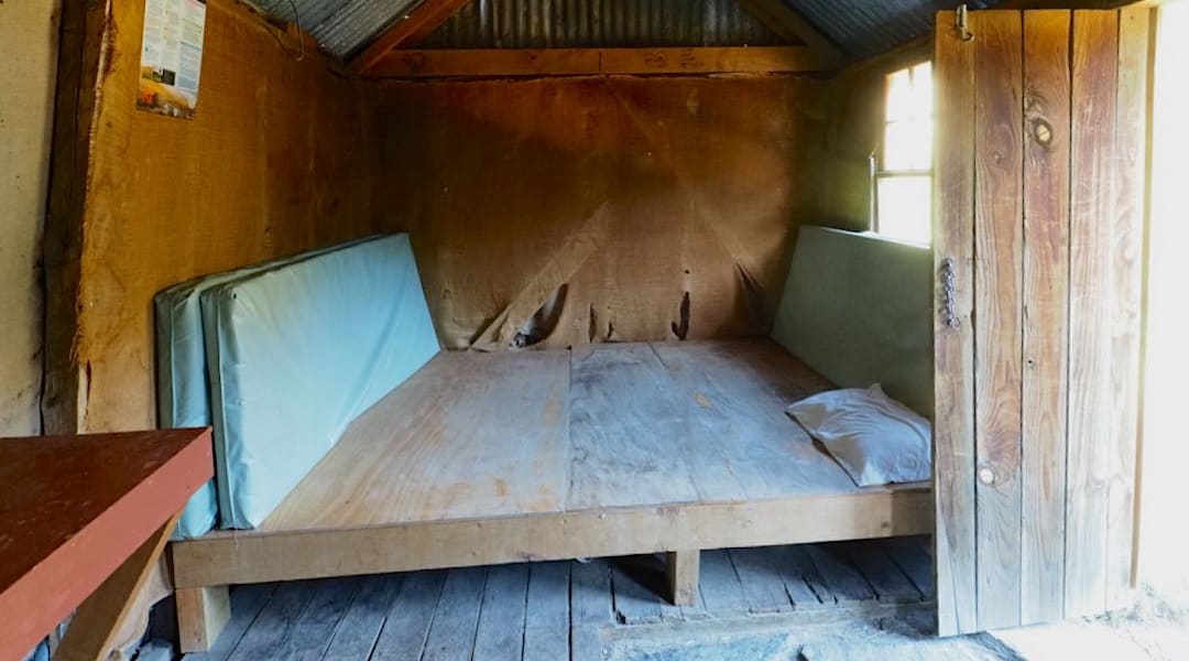 Bullendale Hut interior