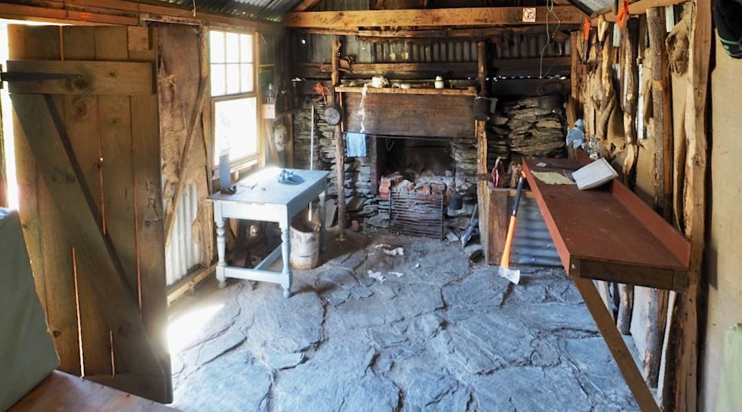Bullendale Hut interior