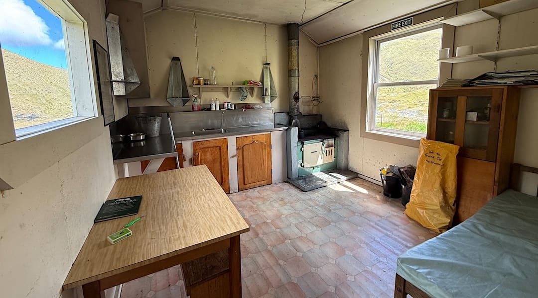 Junction Hut interior