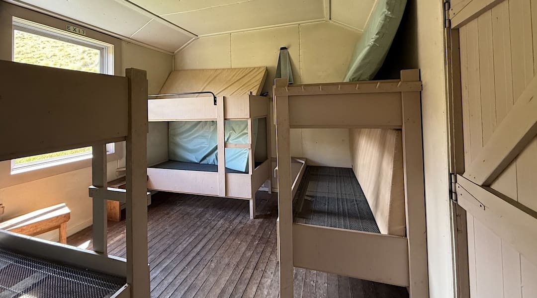 Junction Hut interior