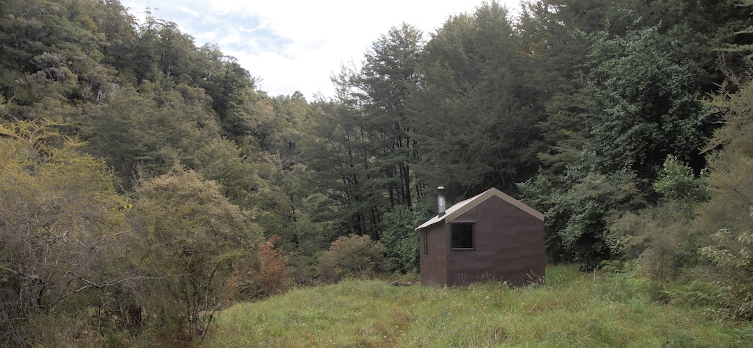 Captains Creek Hut, Pelorus River, Mt Richmond Forest Park