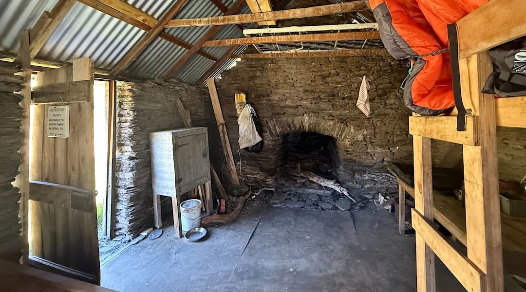 Green Gate Hut interior