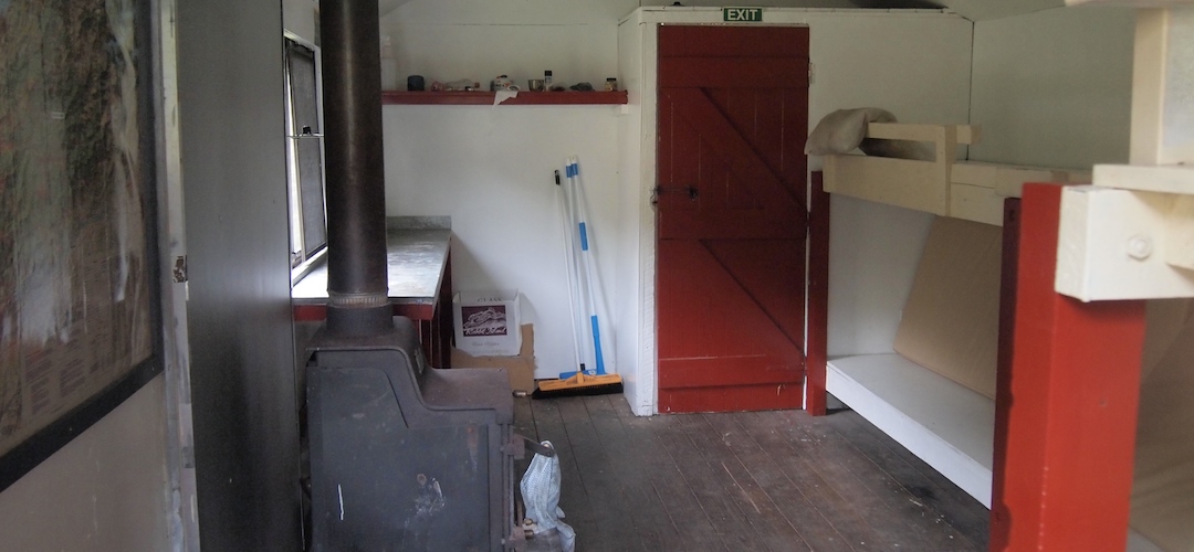 Captains Creek Hut, Pelorus River, Mt Richmond Forest Park