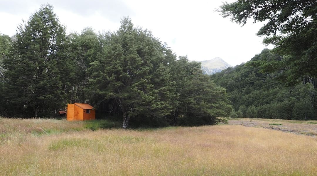 Upper South Branch Hurunui Hut exterior 
