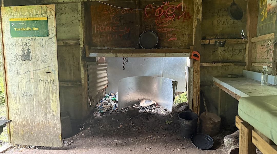 Turnbulls Hut interior 