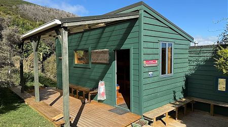 Rod Donald Hut exterior 