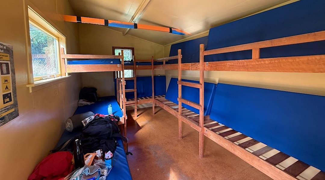 Rod Donald Hut interior