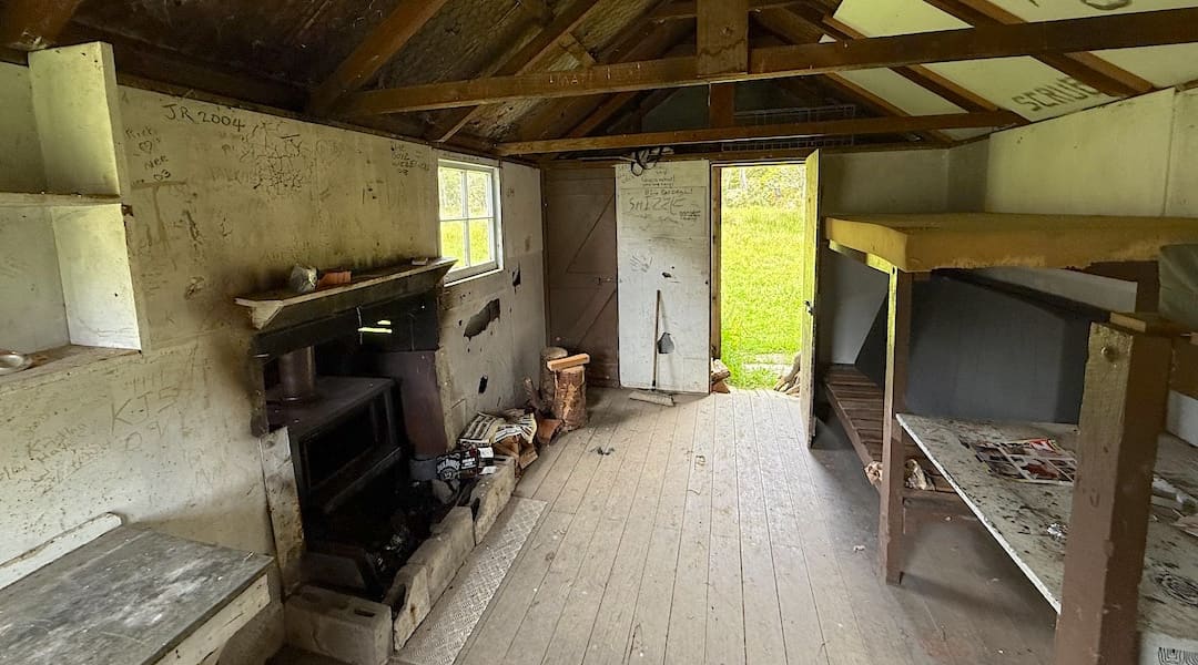 Thompsons Flat Hut interior