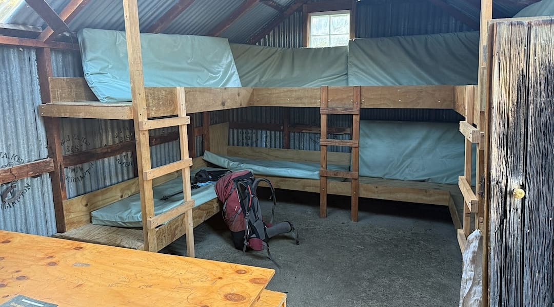 Boundary Creek Hut interior
