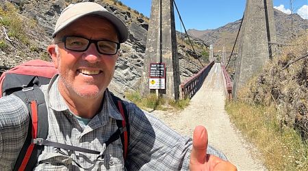 Hitching out along Skippers Road.