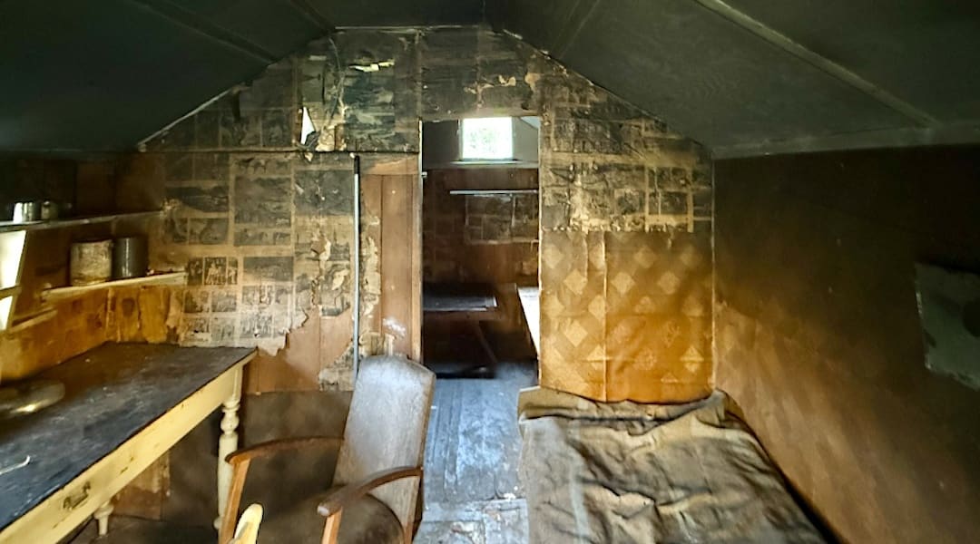 Atley Terrace Hut interior, Atley Terrace Historic Reserve