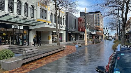 Sunday morning, hanging out at the new buildings in Esk Street. | Invercargill