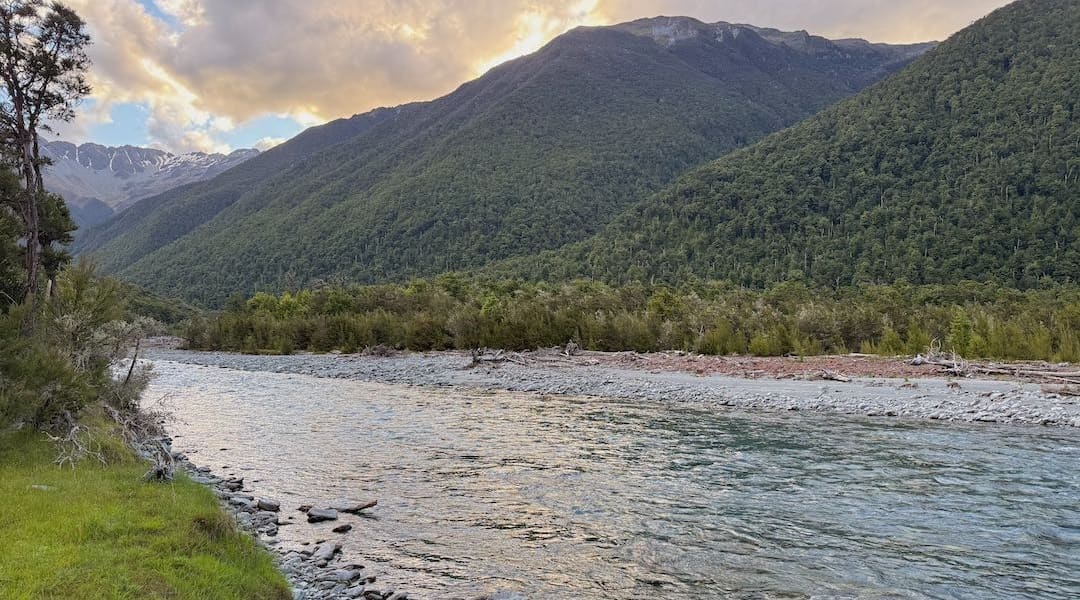 Just crossed the river down from the Burn Creek confluence. | Matakitaki River, Nelson Lakes National Park