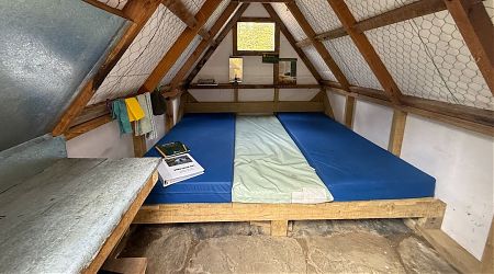 The restored hut interior. | Burn Creek Hut, Nelson Lakes National Park