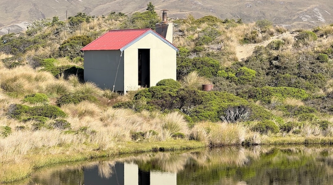 Unsurprisingly, there is a tarn nearby. | Tarn Hut, Puketeraki Forest Conservation Area