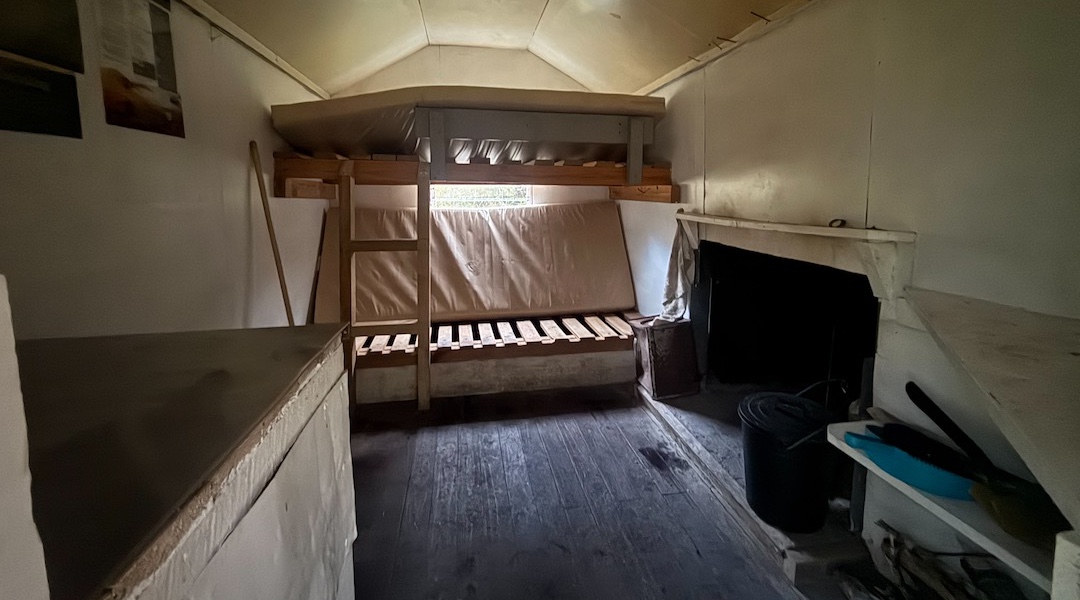 Compact interior is good for two. | Irthing Hut, Eyre Mountains/Taka Rā Haka Conservation Park