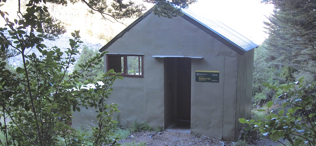 Hopeless Creek hut, Nelson Lakes National Park