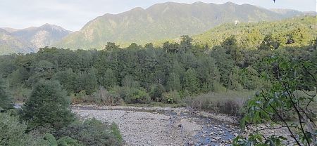 The Little Wanganui River valley, Leslie Karamea Track, Kahurangi National Park