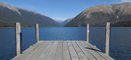 The Lake Rotoiti jetty at St Arnaud, everyone gets this photo, Nelson Lakes National Park | Nelson to the Lewis Pass